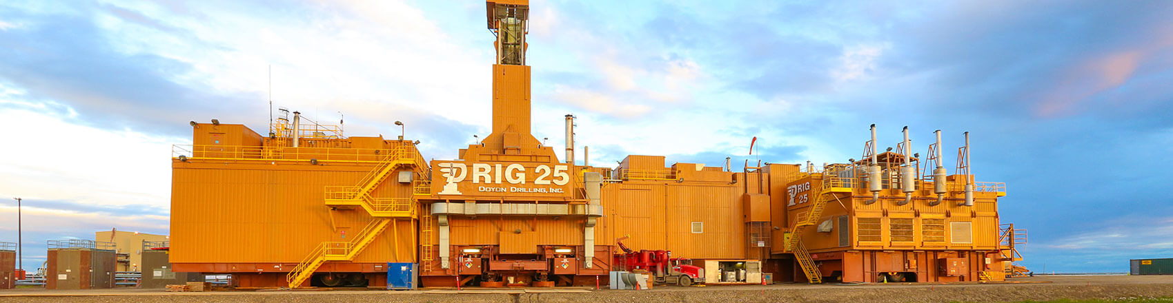 Rig 25 on a beautiful sunny day.