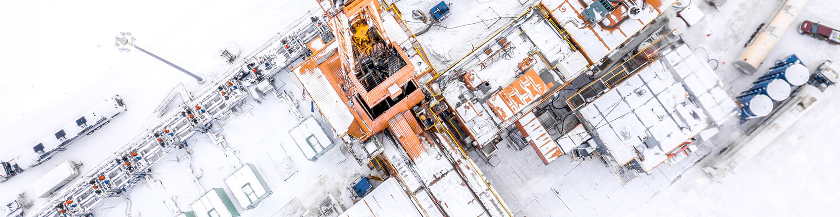 Aerial view of Doyon Drilling Rig.